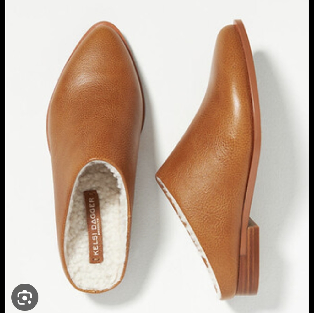 NIB NWT Kelsi Dagger Sailor Brooklyn Mules Shearling Anthropologie